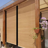 Handwoven Bamboo Blinds for Indoor/Outdoor - Easy to Install, Customised Shades for Patios and Porches JSLJJBD