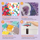 Anuver Tiger Diamond Painting Kits for Adults, 5D DIY Diamond Art Kits for Beginners, Full Drill Diamond Painting Kits for Home Wall Decor, 12x12 Inch Anuver