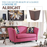 8 Inch Wood Furniture Legs, Wooden Couch Sofa Leg Feet Set of 4, Mid-Century Modern Walnut Square Replacement Legs for Sectional Nightstand Armchair Recliner Table Dresser Sideboard CtopoGo