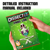 Dissect-It Simulated Synthetic Lab Dissection Toy, STEM Projects for Kids Ages 6 and Up, Animal Science, Biology, Anatomy Home Learning Kit, Great for Young Scientists! – Frog Dissect It