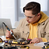 Electronics Soldering Iron, SREMTCH 80W Precision Soldering Iron Kit with LCD Display, Professional Soldering Iron Kit with Adjustable Temperature 392℉ - 842℉, ON/OFF Switch, Welding Accessories SREMTCH