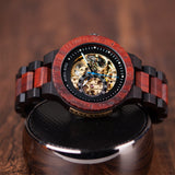 BOBO BIRD Mens Wooden Watches Luxury Mechanical Watch Lightweight Wood Band Timepieces for Men with Gift Box BOBO BIRD