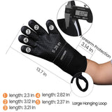 GEEKHOM BBQ Gloves, Grilling Gloves Heat Resistant Oven Gloves, Kitchen Silicone Oven Mitts, Long Waterproof Non-Slip Pot Holder for Barbecue, Cooking, Baking (Black) GEEKHOM