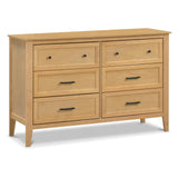 Davinci Sawyer Farmhouse 6-Drawer Dresser in Honey DaVinci
