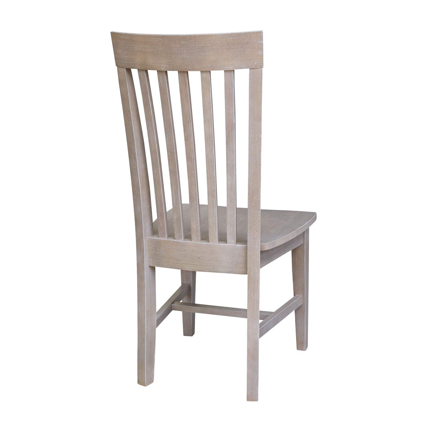 International Concepts Cosmo Chair Washed Gray Taupe - WoodArtSupply