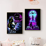 JYLMOOD 2 Packs Cartoon Diamond Painting Kits for Adults 5D Diamond Art Kits for Kids Beginner,DIY Full Drill Diamond Rhinestone with Tools Accessories for Home Wall Decor Christmas 12x16inch JYLMOOD