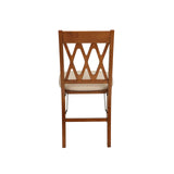 Stakmore Lattice Back Folding Chair Finish, Set of 2, Fruitwood MECO