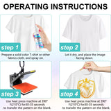 100ml Sublimation Spray, Sublimation Coating Spray for All Fabric, Including 100% Cotton, Polyester, Carton, Tote Bag, Pillows, Mugs, Canvas, Quick Dry & Super Adhesion, High Gloss Vibrant Color XWXUANYE