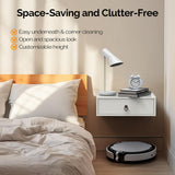 VINGLI Floating Nightstand with Drawer Set of 2, Floating Bedside Table, Wall Mounted Nightstand, Hanging Nightstand White for Bedroom, Floating Wood Night Stand/Side Table, Floating Nightstands VINGLI