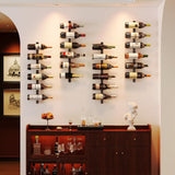 X-cosrack 24 Bottles Wall Mounted Wine Rack, Detachable Wall Hanging Bottle Holder, Use as One or Four, DIY Display, Storage Racks for Wine, for Restaurant, Bar, Cellar X-cosrack