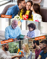 Pack of 2 Silicone Spatula, Non Stick Cooking Utensil Set Wooden Handle Kitchen Turner for Baking Mixing Grilling Serving Food Heat Resistant Non Scratch Hooks Included (Khaki) Badiano