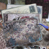 Diuhofart Vintage Scrapbooking Supplies Kit, 185pcs Junk Journal Kit with Scrapbook Paper Sticker Aesthetic Notebook Scrapbook Kit, Art Craft DIY Gift for Adult Women Diuhofart