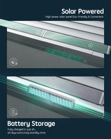 Yoolax Motorized Customized Shade 10Ft for Louvered Pergola, Sun Screen with Remote Control Yoolax