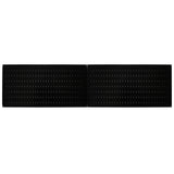 Wall Control Pegboard Rack Horizontal Metal Pegboard Garage Tool Storage Pack - Two 32-Inch Wide x 16-Inch Tall Easy To Install Peg Boards (Black) Wall Control