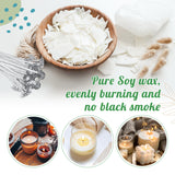 Soy Wax Candle Making Kit with Digital Wax Melter, Natural 4lb Soyawax for Candle Makingt to Make Your Own Candles Handnatur