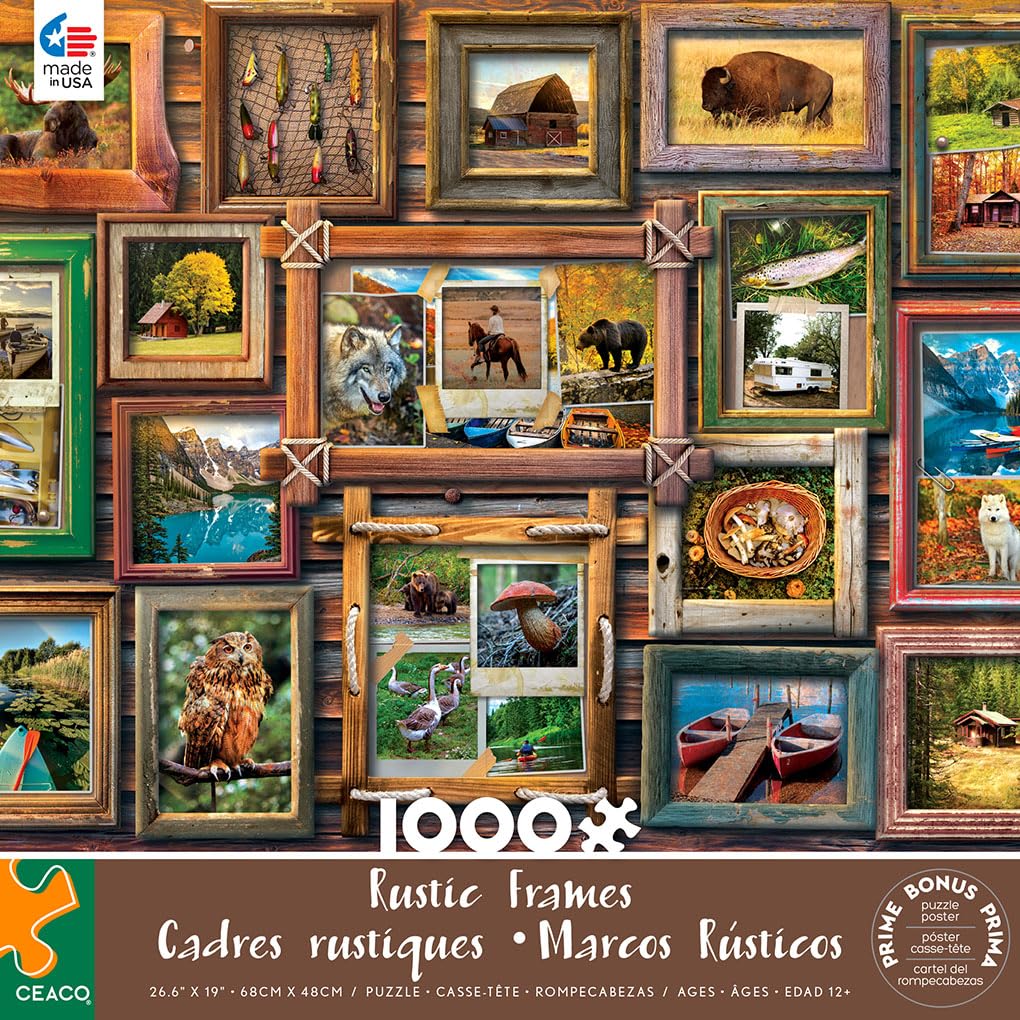 Ceaco - Rustic Frames - 1000 Piece Jigsaw Puzzle