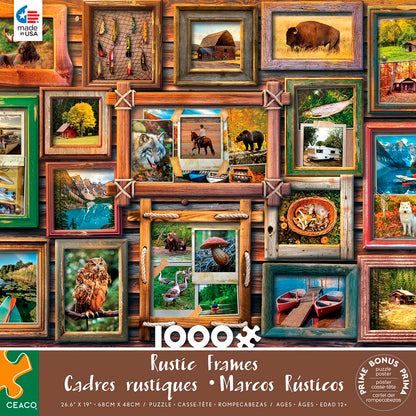 Ceaco - Rustic Frames - 1000 Piece Jigsaw Puzzle