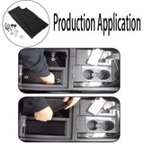 WEILEITE Center Console Gun Safe Pistol Vault Combination Combo Key Lock Handgun Box with 4-Digit Compatible with Toyota Tundra 2014-2021 Replaces 00016-34174 WEILEITE