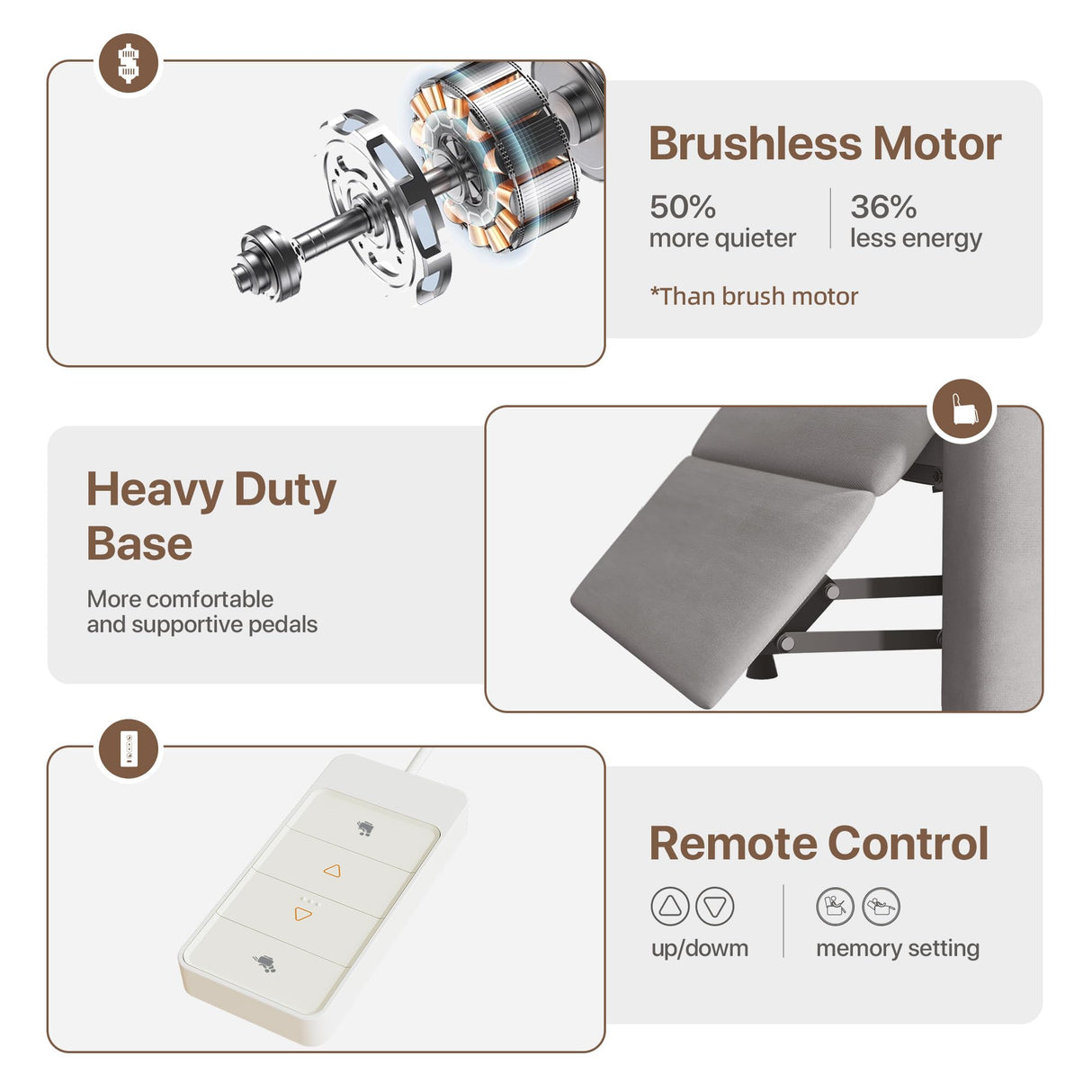 Claiks Power Recliner Chair for Adults, Adjustable Reclining Chair, Comfortable Recliner Couch with Side Pockets&Wire Remote Control, for Living Room, Home Theater, Bedroom, Linen Fabric, Light Grey Claiks