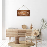 Personalized Kitchen Sign Rustic Farmhouse Home Wall Art Décor Custom Any Name Wooden Plaque Housewarming Gift Ideas For Mother & Women QLaZo