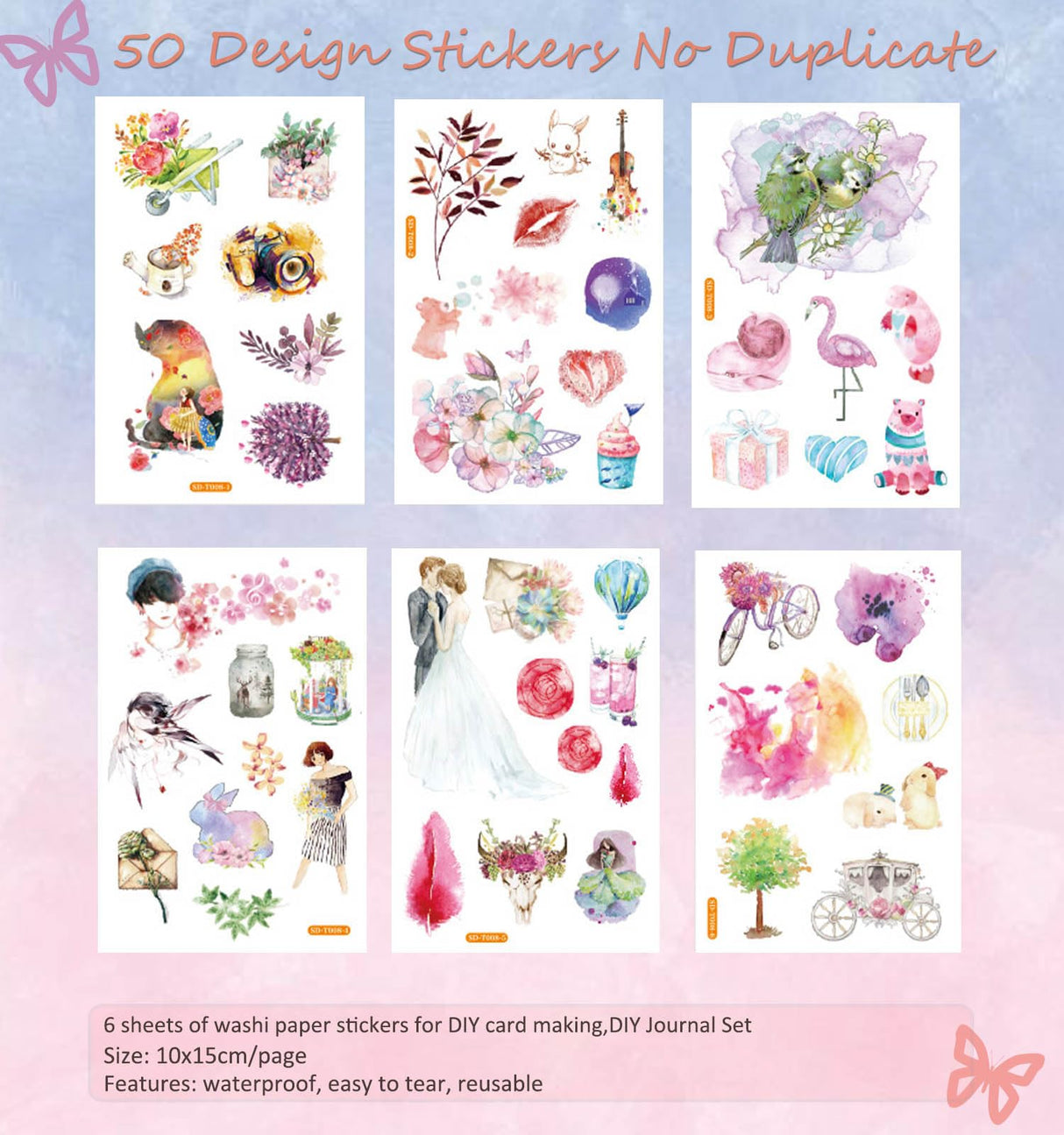 Card Making Supplies For Adults and Kids,Card Making Kits 14 Blank Greeting Cards and Envelopes with Colorpens and Stamp Set,DIY Greeting Card Set-Happy Birthday Mother's Day Thank You Christmas BOAJUNWU