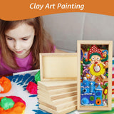 Unfinished Wood Canvas Boards for Painting - Blank Square Cradled Panels for Mixed-Media Craft & Art Supply - Acrylics (12x6 in - 8 PCS) APACALI