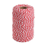 Tenn Well Red and White Twine, 656 Feet 200m Cotton Bakers Twine Ribbon for Baking, Butchers, Crafts, Gift Wrapping, Christmas Holiday Decorations Tenn Well