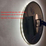 9 inch Drywall Sander,360 Degree Rotary Round Ceiling Radial Sander,Circular Handing Pole Wall Sander for Dry Wall and Painting（with Light Strip) VOLSIVE