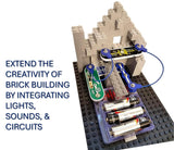 Snap Circuits BRIC: Structures | Brick & Electronics Exploration Kit | Over 20 Stem & Brick Projects | Full Color Project Manual | 20 Parts | 75 BRIC-2-Snap Adapters | 140+ BRICs Snap Circuits