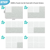 Preserve 4 X 1000 Puzzle Saver Glue Sheets 24 Pack - Quick Stick Adhesive for Puzzles, Easy Application, Mess-Free Framing, Compatible with Puzzle Frames RECHIATO