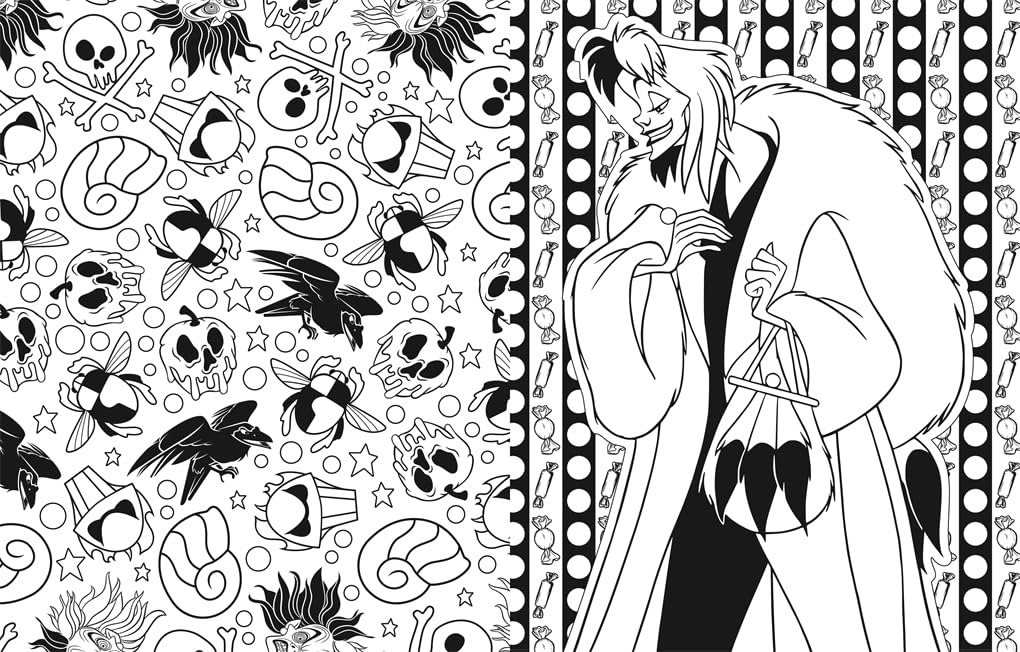 Disney Halloween Colouring Book: Over 80 spooky images to colour and design WoodArtSupply