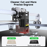 Creality Laser Engraver, 10W Laser Cutter Engraving Machine for Personalized Gifts,72W High Accuracy DIY Laser Engraving Machine,CNC Machine and Laser Engraver for Wood and Metal,Paper,Acrylic,Glass Creality
