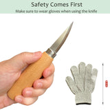 Msamiagfn Wood Carving Kit for Beginners, Essential Wood Whittling Kit for Beginners, Knife Tools Accessories, Balsawood and Basswood Blocks, Bird Carving Video Tutorial, DIY Kits for Adults Hobbies msamiagfn