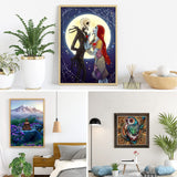 Focart 10 Pack Diamond Painting, Random Diamond Art Kits 5D Full Drill DIY Crafts for Home Wall Decor Gift Focart