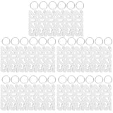 LUOZZY 30 PCS 2025 Sublimation Keychain Blanks for DIY Crafts Heat Transfer Sublimation 2025 Keychain Customized Key Ring for 2025 New Year Graduation LUOZZY