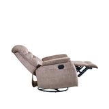 Rocking Swivel Recliner Chair for Power Lift Recliner Chair for Elderly, 360 Degree Swivel, Adjustable Modern Reclining Chairs, Classic and Traditional Recliner Sofa with Lumbar Support (Grey) ALYIAMXL