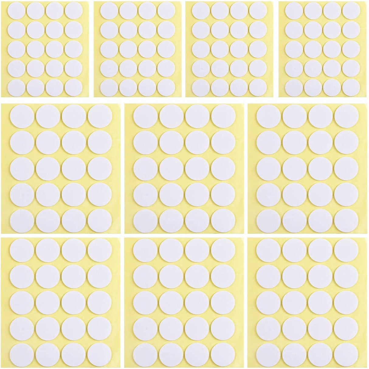 SANNIX 400PCS Candle Wick Stickers, Double-Sided Heat Resistant Stickers for Candle Making SANNIX