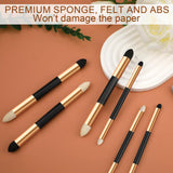 6pcs Artist Blending Sponge Pen, 2 Sizes Double-Headed Detail Blending Stump Pen Sketch Pen Brush Rubbing Sponge Drawing Art Blender Tool Drawing Blender for School Students Beginners Artists PEUTIER