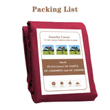 SCOCANOPY Replacement Top Fit for Lowe's Allen Roth 10X10 Ft Gazebo Model #GF-12S039B / GF-9A037X,(Burgundy) SCOCANOPY