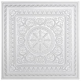 Art3d Drop Ceiling Tiles, Glue up Ceiling Tiles, 2'x2' Plastic Sheet in White (12-Pack, 48 Sq.ft) Art3d