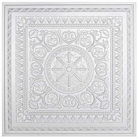 Art3d Drop Ceiling Tiles, Glue up Ceiling Tiles, 2'x2' Plastic Sheet in White (12-Pack, 48 Sq.ft) Art3d