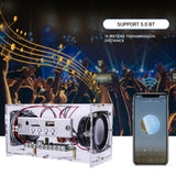 MiOYOOW DIY Bluetooth-Compatible Speaker Kit, Mini Stereo Sound Amplifier Soldering Projects with LED Flashing Light, Electronic Soldering Practice Kit for School STEM Education and Home Office Use MiOYOOW