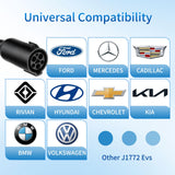 WenStorm 48A 20ft J1772 EV Extension Cable, Level 2 EV Charger Extension Cord, Heavy-Duty 240V EV Extension Cable for Fast Charging WenStorm