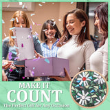 WEBEEDY 3 Styles DIY Mosaic Craft Kit Easy to Make DIY Flower Mosaic Bamboo Coasters Kits for Adults Beginner, Green Glass Mosaic Tiles with Blank Base Tray for Handmade Art Home Decor WEBEEDY