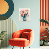 Flowers in Bottle Paint by Numbers Kit for Adults Beginner Flower Oil Painting Kit Adult Paint by Number Kits on Canvas DIY Painting for Beginners Art by Numbers for Gifts Home Wall Decor 16x20 Inch obterie