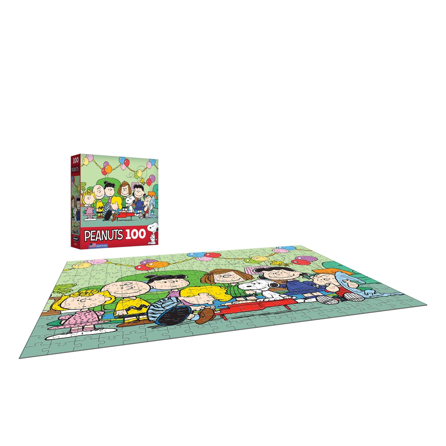 RoseArt - Peanuts - Birthday - 100 Piece Jigsaw Puzzle for Kids and Adults