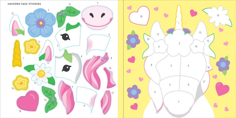 My First Color-by-Sticker Book - Unicorns & More PETER PAUPER PRESS