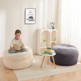 MAXYOYO Bean Bag Chair Bed for Kids, Convertible Bean Bag Folds from Lazy Chair to Floor Mattress Bed, Stuffed Floor Sofa Couch for Boys and Girls, High-Density Foam Filling, Dark Grey MAXYOYO
