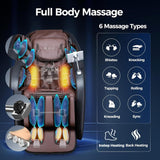BOSSCARE 4D Massage Chair Full Body 2025 Zero Gravity SL Track Messager Recliner - Shiatsu Heat Massaging Chairs for Office Home - Heating Back Foot AI APP Body Scanning BOSSCARE