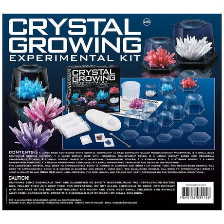 4M 5557 Crystal Growing Science Experimental Kit - Set of 6 4M